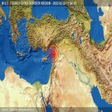 #Earthquake #deprem REVISED M 6.3 - TURKEY-SYRIA BORDER REGION - 2023-02-20 17:04:30