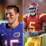 Tim Tebow and Reggie Bush are headed to the College Football Hall of Fame