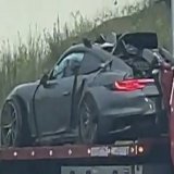 Another look at the damage to the car of #Browns DE Myles Garrett: