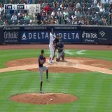 Marwin Gonzalez entered today without a hit off a Major League Pitcher since July 2nd  He went deep in his first at bat today: