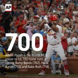 HE DID IT  HOME RUN NUMBER 700   ALBERT PUJOLS MAKES HISTORY