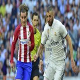 Most La Liga goals by Real Madrid and Atletico Madrid players 2022/23    Karim Benzema        Antoine Griezmann       Vinicius Junior       Alvaro Morata       Federico Valverde       Angel Correa  Who has the best offense?