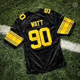 RT + like for the chance to win an autographed @_TJWatt Color Rush jersey   If you&rsquo;re not the lucky winner, you can shop the Color Rush collection at the @SteelersShop