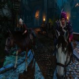 Dandelion and Ciri flee through the streets of Novigrad     #TheWitcher3WildHunt #VirtualPhotography #ThePhotoMode