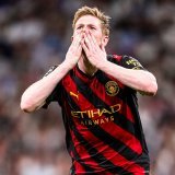 Kevin De Bruyne:  Man United:  Liverpool:  Chelsea:  Arsenal:  Spurs:  Real Madrid:  Barcelona:  Atleti:  Bayern:  PSG:  Inter:   Goated.