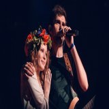 Noize MC and Monetochka held a charity concert in Vilnius against the war in Ukraine.   The audience turned out to be several times smaller than that of Oxxxymiron event, but the concert still gathered several thousand people online:   #NoizeMC #Моне