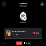 Namjoon will be the DJ for the #IndigoListeningParty! Make sure you join now on stationhead.