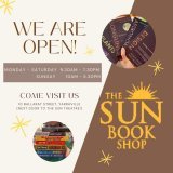 We like to keep you on your toes (new opening hours!) xoxo The Sun bookshop ------------