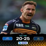 Brumbies on top   See-saw second half action.