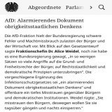 Die Bundestagsdebatte zur Bundesnotbremse vom 16. April 2021 f&uuml;hrt anschaulich vor Augen, wer Demokratie, Grundrechte, den F&ouml;deralismus und die Gerichtsbarkeit abgeschafft hat in !   Die AfD hat diese vehement verteidigt!   @AfD @Alice_Weid