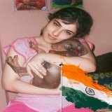 Happy 77th Independence Day  from me and baby