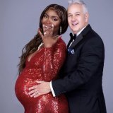 &ldquo;He is the best man I could ask for and I wouldn&rsquo;t trade him for the world.&rdquo; Mrs. Gompers said. What a stunning couple! Happy Anniversary! #interracialcouple #pregnant #happyanniversary #couplegoals #stunning #elegantwoman #classywo