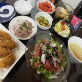 今日はお母さんとワインで乾杯  #おうちごはん #Twitter家庭料理部 #Twitter晩酌部 #料理好きな人と繋がりたい #料理好き #料理記録