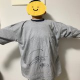 知念の投げ入れTシャツを後ろの方が取ったのですかうちの子に譲って頂きましたありがとうございました  #鹿島アントラーズ  #知念慶  #大人だって欲しいって言う人もいれば子供に譲るって人もいる人それぞれ