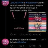 I mean I know I was not gonna engage in any Bts anti buh discrediting the Boys is very Bad n pls try to get ur source from the right source n who is freelisa? Do they work with Spotify? It's not the first time u re being unprofessional, this is 2023 