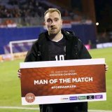 No Manchester united fan will pass without liking this pics of Eriksen.  #IranProtests2022 Rooney Trent "Lionel Messi" #Burnaboy Kounde #SouthgateOut Tiwa Bellingham "Harry Maguire" ASUU Sancho