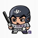 デフォルメ練習で佐々木麟太郎くんを描きました　#高校野球　#花巻東