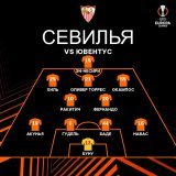 Составы на ответный полуфинал Лиги Европы &laquo;Севилья&raquo; &ndash; &laquo;Ювентус&raquo;.   В Турине было 1:1.   Кто в итоге выйдет в финал?