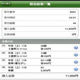 1/14(土) 中京11R 愛知杯 \u25ce \u2461 マリアエレーナ \u25b2 \u2460 サトノセシル \u25b2 \u2462 アートハウス \u25b2 \u2467 アンドヴァナラウト \u25b2 \u2469 ルビーカサブランカ \u25b3\u2466、\u246a、\u246b、\u246e  ここはマリアエレーナを信じて、1着固定で展開します。2着は幅広く買いたかったけれど、4頭で我慢。 単勝が4倍付けば旨味十分！