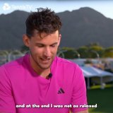 Indian Wells, California  March 2019  Thiem vs Federer  As he returns to #TennisParadise, we asked @ThiemDomi to relive one of the greatest moments of his career...