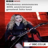 Nice to see her making the news! #Madonna #celebrationtour