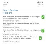 That&rsquo;s gambling baby!  #SportsGambling #MIAvsBUF