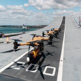 Britain is to supply dozens of Malloy T150 quadcopter drones that can carry heavy equipment to the Ukrainian front line as part of a new &pound;300 million package of military aid announced by Boris Johnson. Specifications: Max Payload - 68KG Range 7
