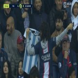 - One PSG fan is showing the people around him who won the World Cup vs France.