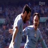 - Gundogan &amp; Grealish celebrating the quickest goal in FA CUP FINAL history!