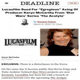 Lucasfilm getting sued was not on my 2023 bingo card&hellip;