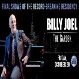 JUST ANNOUNCED: @billyjoel adds the first of his final 10 monthly residency shows at The Garden on Oct 20, 2023. After ten extraordinary years, Joel&rsquo;s historic franchise run will conclude in July 2024 with his 150th lifetime performance at The 
