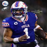 Thoughts on this Sixers x Eagles uniform mashup?  - #Sixers #76ers #Eagles #NBA #NFL