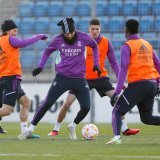 Elyaz Zidane in first team training today.