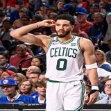 Jayson Tatum in the first half:   2 points  1/9 FG 0/3 3PT  -6