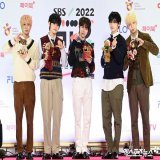 [#2022SBSGayoDaejeon]  TXT at the red carpet of &lsquo;2022 SBS Gayo Daejeon&rsquo; today  @TXT_bighit