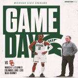 TOURNEY GAMEDAY   @USC_Hoops   12:15pm ET  CBS  Columbus, Ohio  @MSU_Basketball | #GoGreen