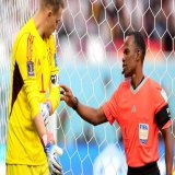 Referee forced to check Manuel Neuer is not wearing One Love armband before #GERJPN | #FIFAWorldCup | #Qatar2022