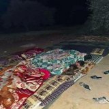 This is how children are sleeping nowadays in Northern Syria. Entire families are on the streets in fear of more earthquakes or because their buildings are too dangerous to live in. #syriaearthquake