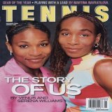 Venus and Serena Williams on the cover of the December 2000/January 2001 issue of Tennis Magazine.