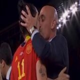 The president of the Spanish football federation is facing calls for his resignation after he kissed one of Spain&rsquo;s players on the lips after their Women&rsquo;s World Cup victory