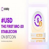 BREAKING  Stably launches (USD), the First #BRC20 Stablecoin on the #Bitcoin network.
