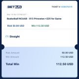 #BetUSMadness @BetUS_Official   Today is bet #5  Almost had the last one. Let&rsquo;s try this again. Im chasing dogs.   Princeton ML +225   #GamblingTwitter  #CBB #NCAAB #LFG   Sign up and get 125% bonus up to $2500