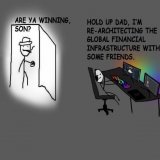 Hold up, working on #Bitcoin
