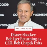 In a stunning turn of events, The Walt Disney Co. says that Bob Chapek will step down as CEO, with Bob Iger returning to lead the company: