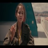 Safely on a ferry to Morroco, Ava gives Mary and Lilith a one-finger salute as they arrive at the docks just moments too late to catch her. #ScreencapLotto  #SaveWarriorNun #WarriorNun   WELCOME BACK ALBA