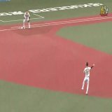 初回、セカンド中野拓夢選手が好プレー！青柳投手も拍手で称える！ #hanshin #虎テレ #阪神タイガース #ARE