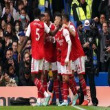 3-1 vs. Manchester United  3-1 vs. Tottenham  3-2 vs. Liverpool  0-1 vs. Chelsea  3/4 wins against top six sides this season for Arsenal.