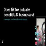 /1 A NEW report by @OxfordEconomics highlights TikTok's role in driving job growth. In 2024 alone, 7.5 MILLION U.S. businesses used TikTok, powering 28 MILLION jobs. From small startups to major brands, businesses of all sizes are leveraging TikTok t