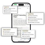 ChatGPT is transforming marketing  But it's easy to get left behind  So I publish a weekly newsletter about AI  We send new subscribers this Toolkit for free!  Inside: 1. ChatGPT 101 guide 2. Prompts for copy, ads, SEO, social 3. Use cases 4. Tutoria