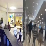 Two gunmen killed one person and wounded three others Wednesday night during a mass shooting at a Texas mall ... and video captured the chaos as it unfolded.